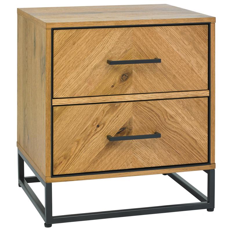 Carinthia 2 Drawer Bedside Cabinet